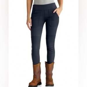 NWT Carhartt Women's Force Fitted Midweight Utility Legging in Grey Size M